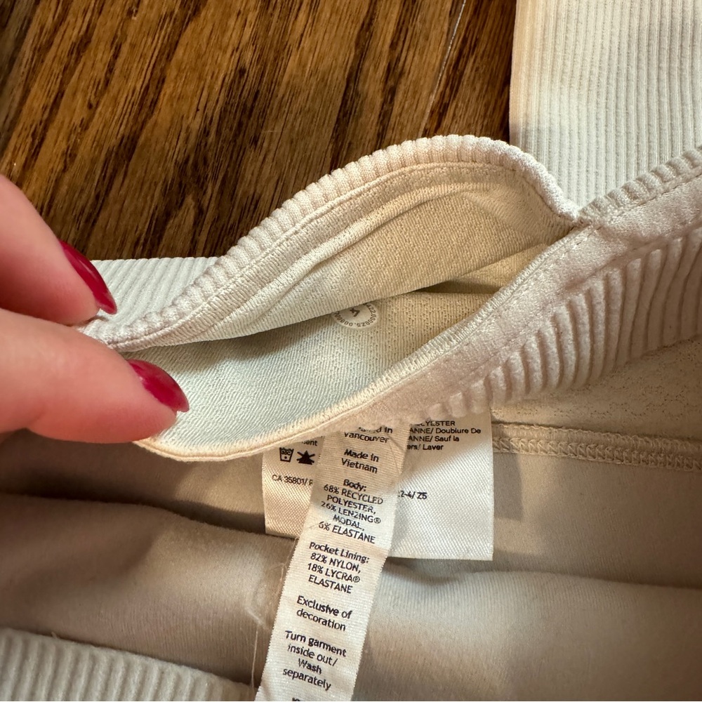 LULULEMON Brushed Softstreme Ribbed Zip Flared Pants 32.5" Inseam - Picture 11 of 13